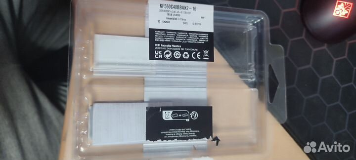 Kingston Fury Beast RGB 16gb ddr5 2x8 6000 ориг