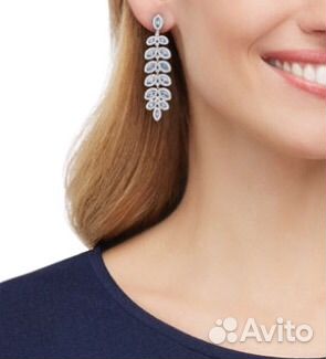 Колье и серьги swarovski