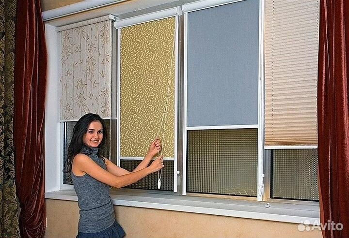 Рулонные шторы и жалюзи