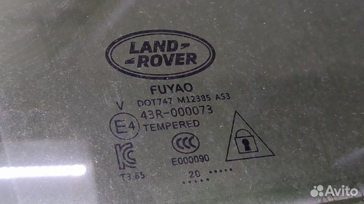 Стекло боковой двери Land Rover Range Rover Evoque