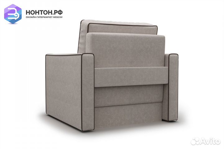 Кресло еврокнижка Леон бежевое