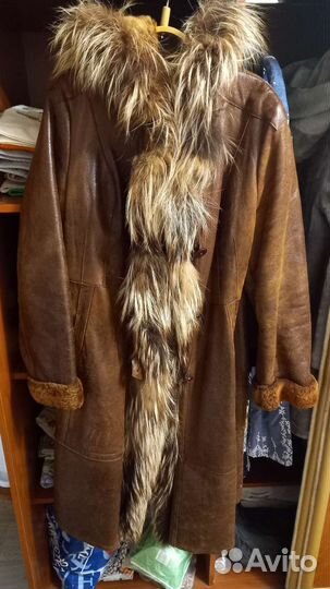 Дубленка натуральная женская 48 50