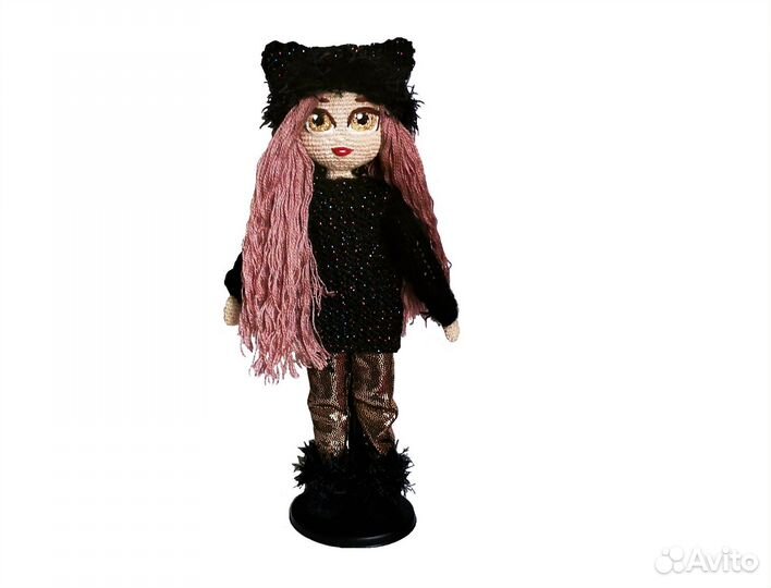 Кукла вязаная интерьерная амигуруми