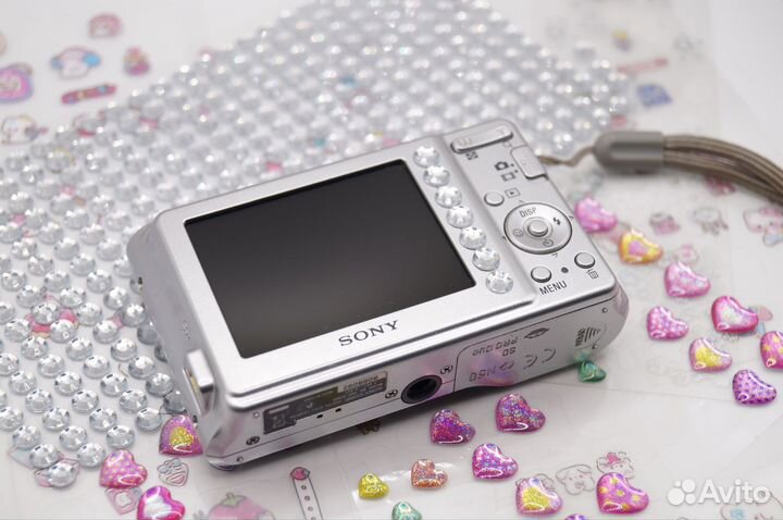 Винтажный y2k фотоаппарат Sony Cybershot DSC S