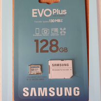 Карта памяти MicroSD Samsung Evo Plus 128 Gb