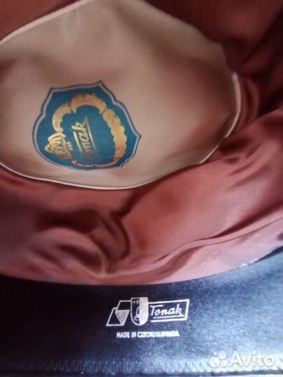 Шляпа мужская велюровая 70 годов