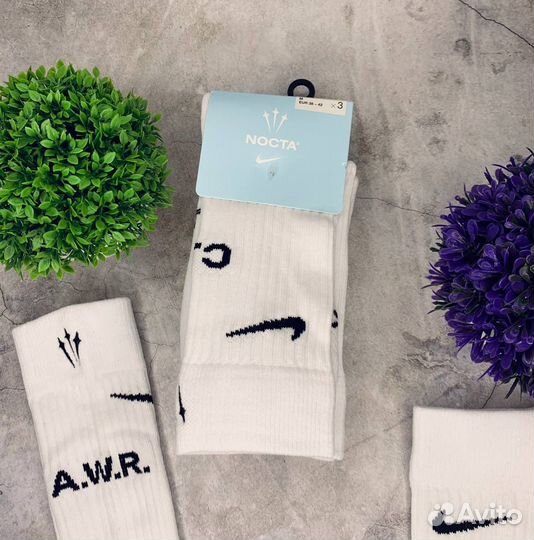 Носки Nocta белые оригинал