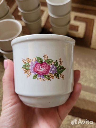 Бокалы и чайник СССР новый