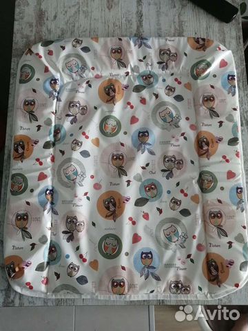 Пеленальный матрас Forest kids 55х63 см, совы
