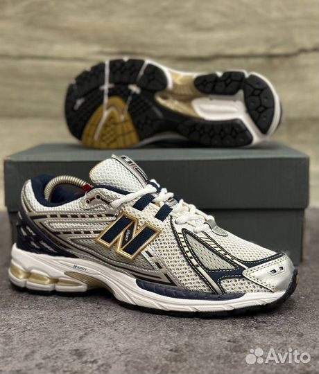 Кроссовки New Balance 1906r 'White Navy Gold'