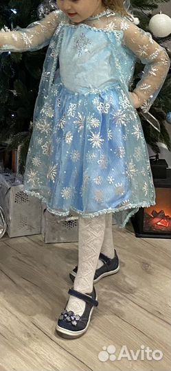 Костюм новогодний платье холодное сердце Эльза