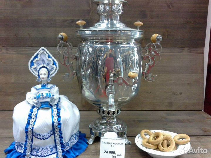 Самовар жаровый 5л