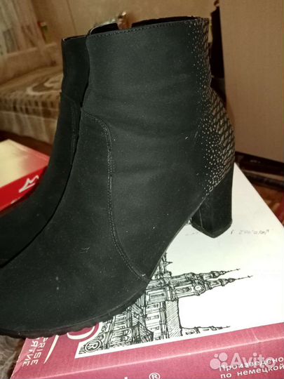 Ботильоны зимние 39р