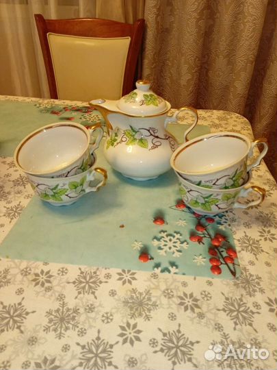 Чайные и кофейный сервизы