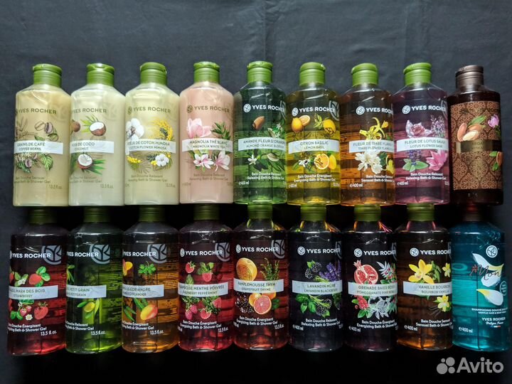 Ив Роше гели для душа 200-400 мл., крем, молочко