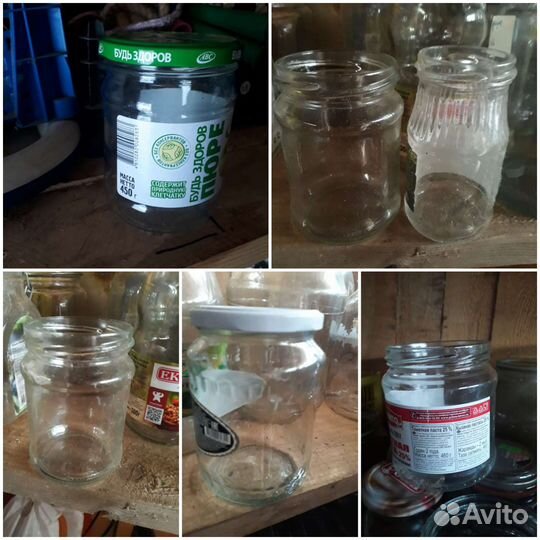 Банки стеклянные разные