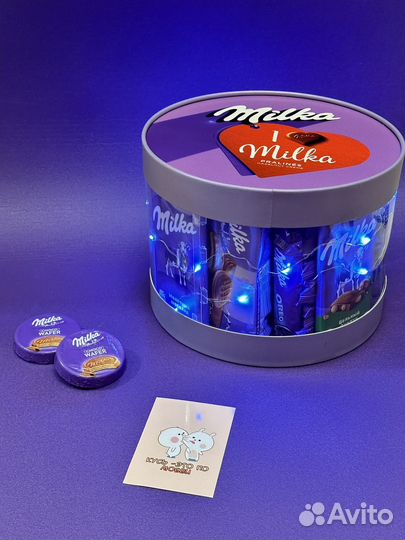 Сладкий подарочный бокс milka