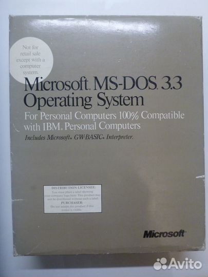 Introducing Microsoft Windows 95, MS-DOS 3.3 OS