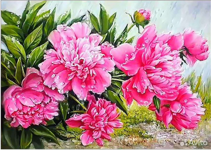 Алмазные мозаики на рамке 40х50