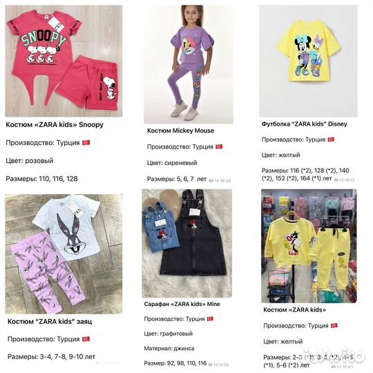 Пакет вещей из Турции (оптом)