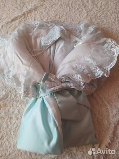 Конверт одеяло на выписку зимний