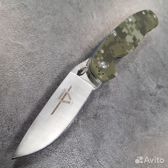 Нож складной Ontario Rat-1 (крыса) ст.AUS8 кмф / Б