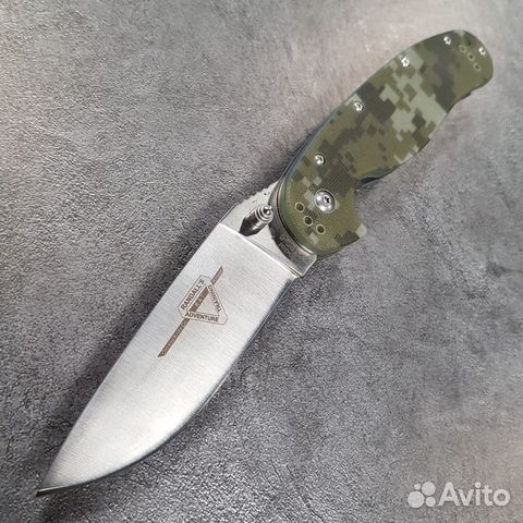 Нож складной Ontario Rat-1 (крыса) ст.AUS8 кмф / Б