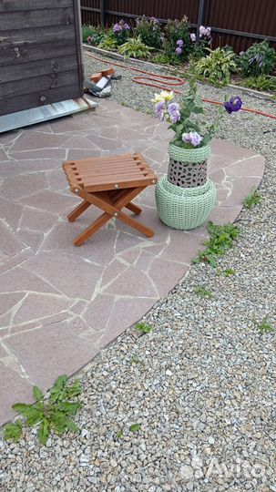 Кресло кентукки и столик - табурет