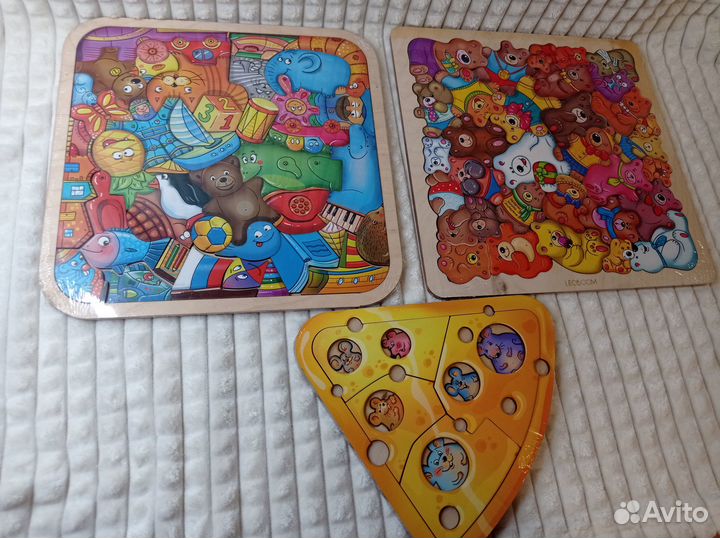 Развивающие деревянные игрушки