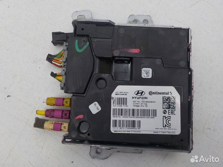 Блок управления Hyundai Solaris 2017