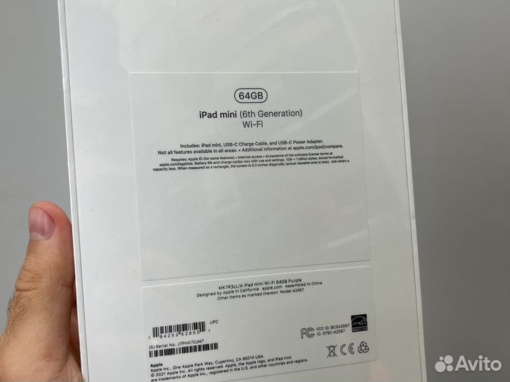 iPad mini 64Gb (6th Generation) Wi-Fi
