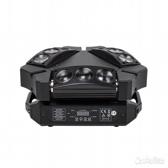 Паук Светодиодный 9х10 Вт Светомузыка Цветомузыка