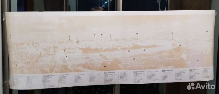 Плакат. Панорамное фото Иерусалима.Гаро Налбандян