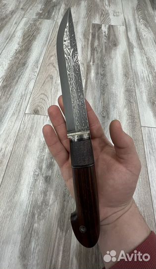 Нож из мозаичного дамаска