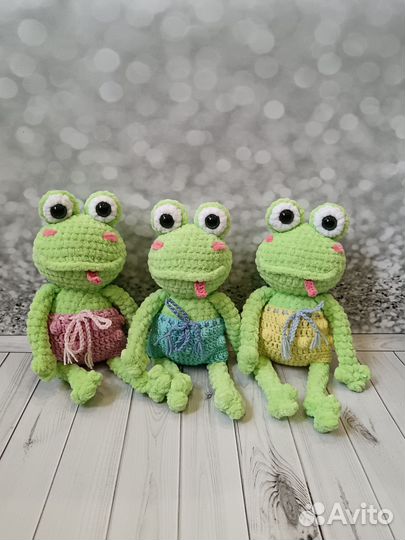 Брелки игрушки лягушки