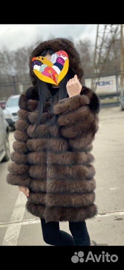 Шуба из песца