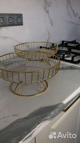 Фруктовница металлическая