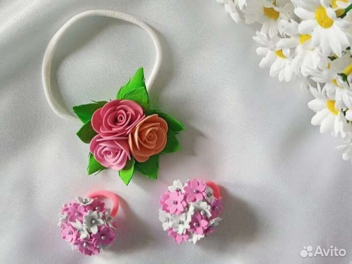 Резинки для волос и браслет