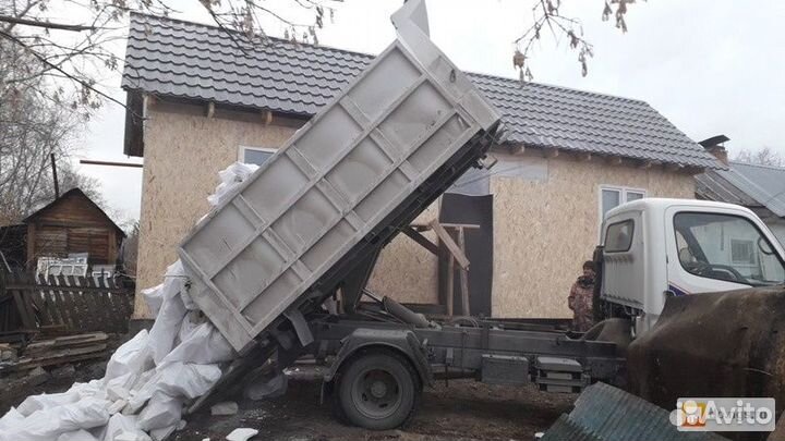Вывоз мусора, самосвал, демонтаж зданий, уборка