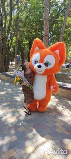 Ростовые куклы, поздравления. Лис, Зайка, Мишка