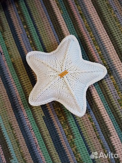 Подушка звезда декоративная