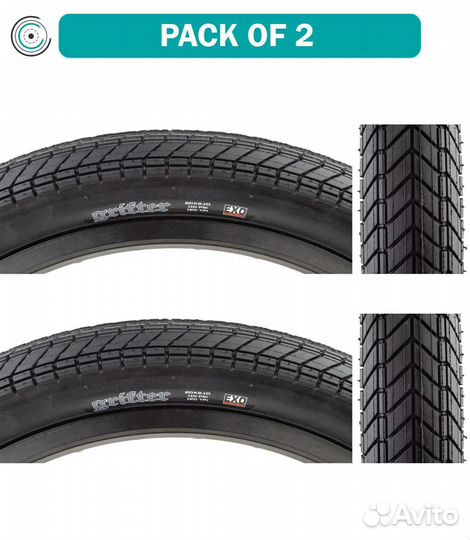 2 покрышки Maxxis Grifter Кевлар 2.1