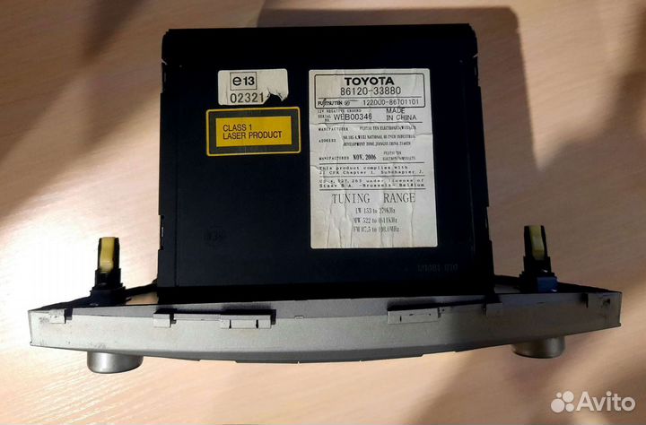 Штатная магнитола Toyota Camry acv40