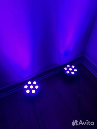 Световое оборудование led par 7x12Вт