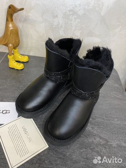 Угги ugg mini обливные с украшением