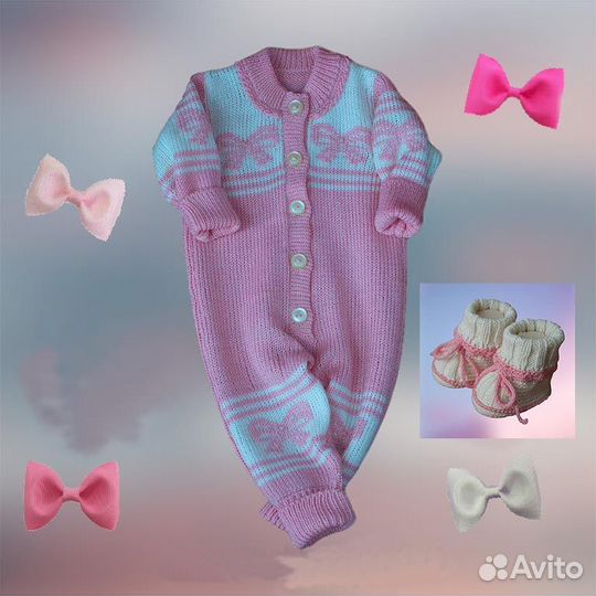 Вязаные изделия детям - нарядно и тепло