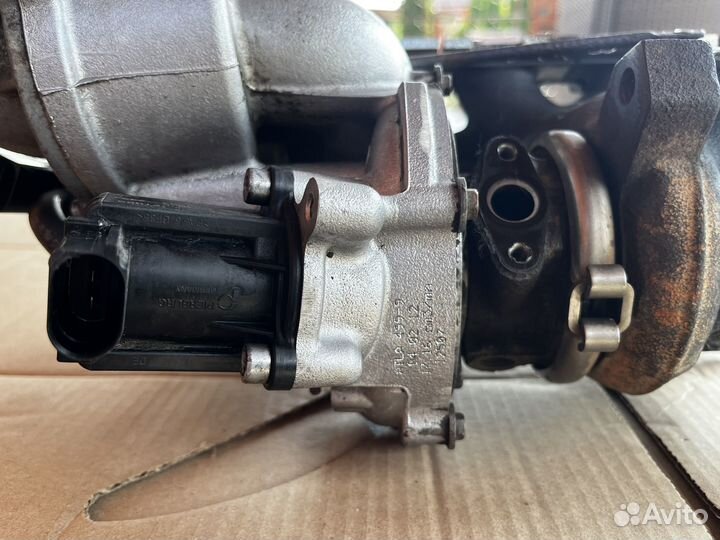 Выпускной коллектор с турбонагнетателем