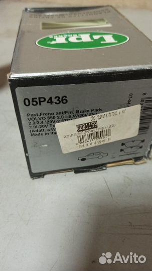 Тормозные колодки переднее Volvo 850 1991-1997