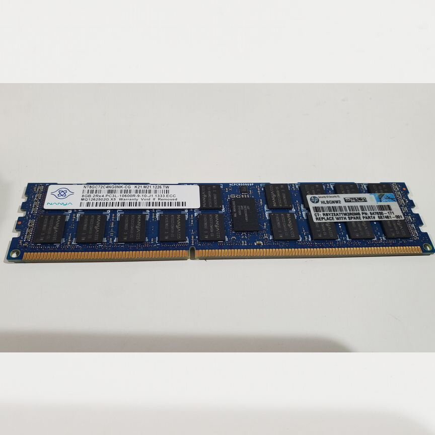 [NT8GC72C4NG0NK-CG] Оперативная Память Hp 8gb 647650-171 687461-001 Nt8gc72c4ng0nk-Cg