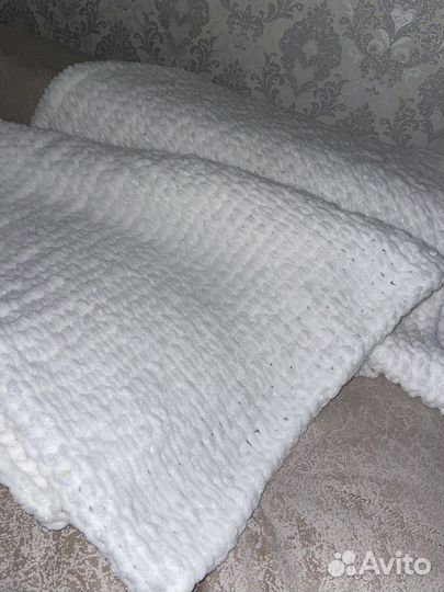 Плед детский вязаный ручная работа